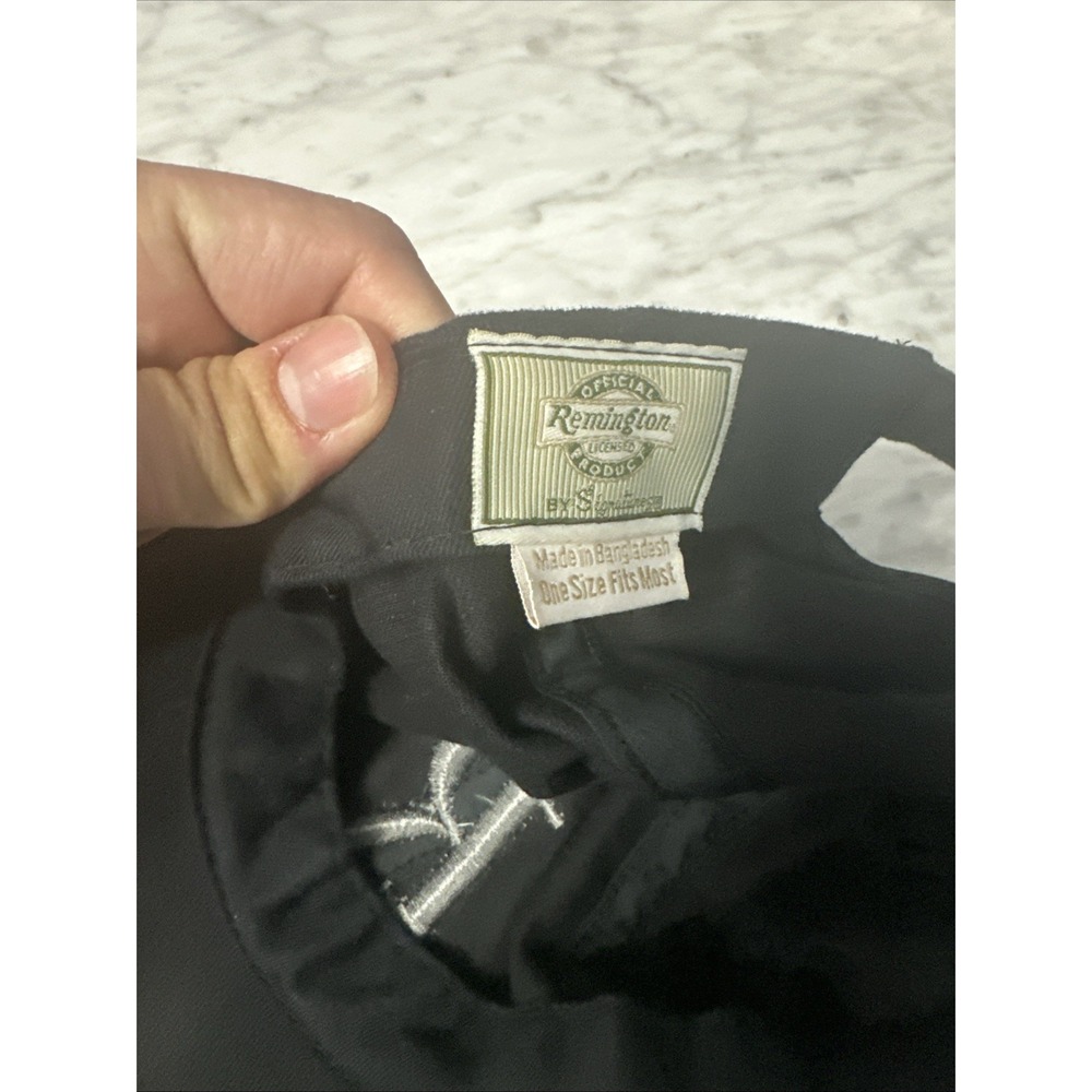 Black Rimmington Adjustable Hat Embroidered‎ R - Picture 3 of 9